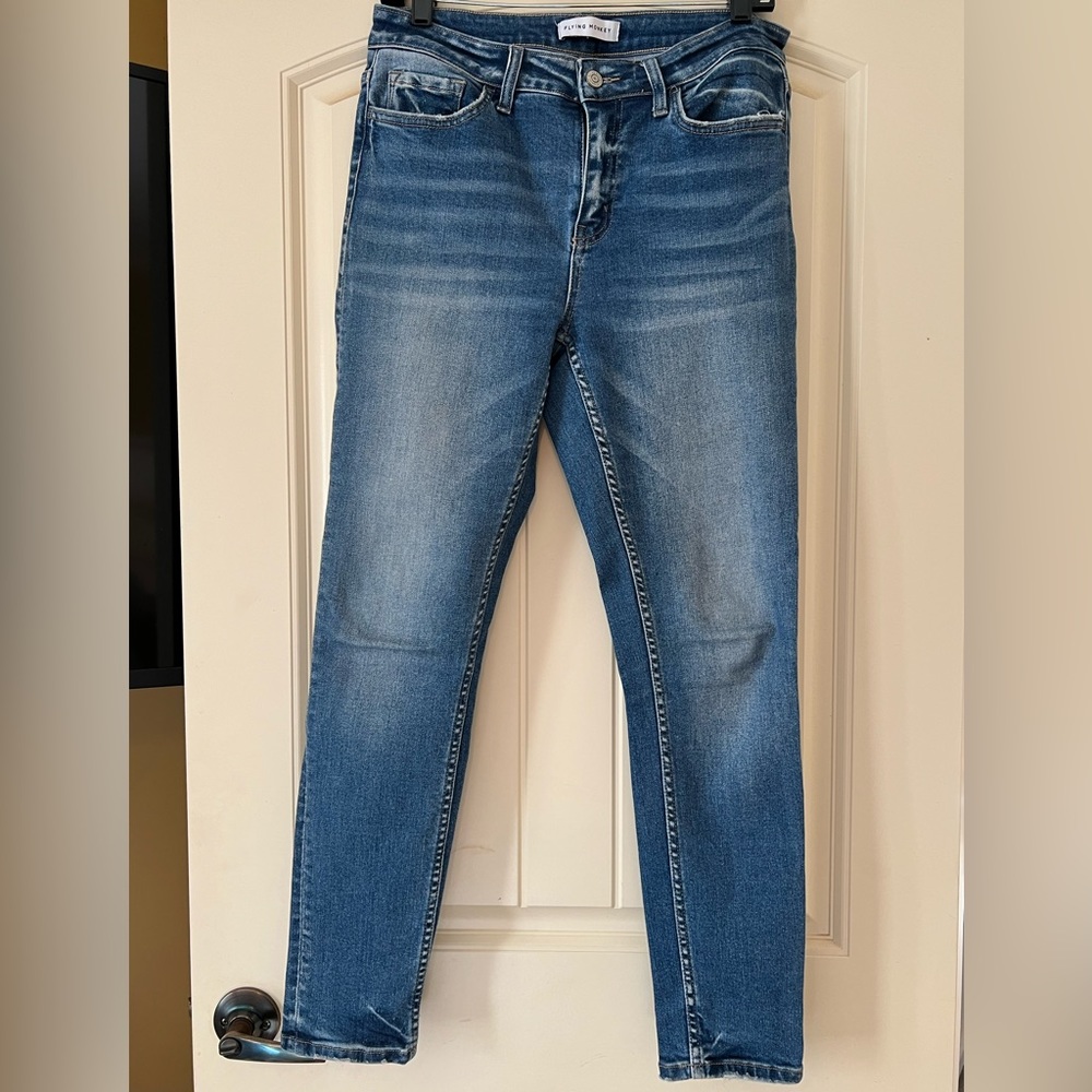 Flying Monkey denim skinny fit size 29 stretchy and comfortable jeans